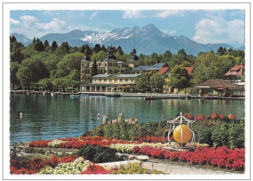 Velden Am Wörthersee - Hotel Schloss Velden Gegen Mittagskogel - Gelaufen 1975 - Velden