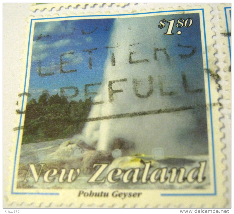 New Zealand 1993 Pohutu Geyser $1.80 - Used - Gebraucht