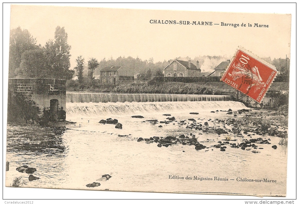 CHALONS-SUR-MARN--BARRAGE DE LA MARNE - Châlons-sur-Marne