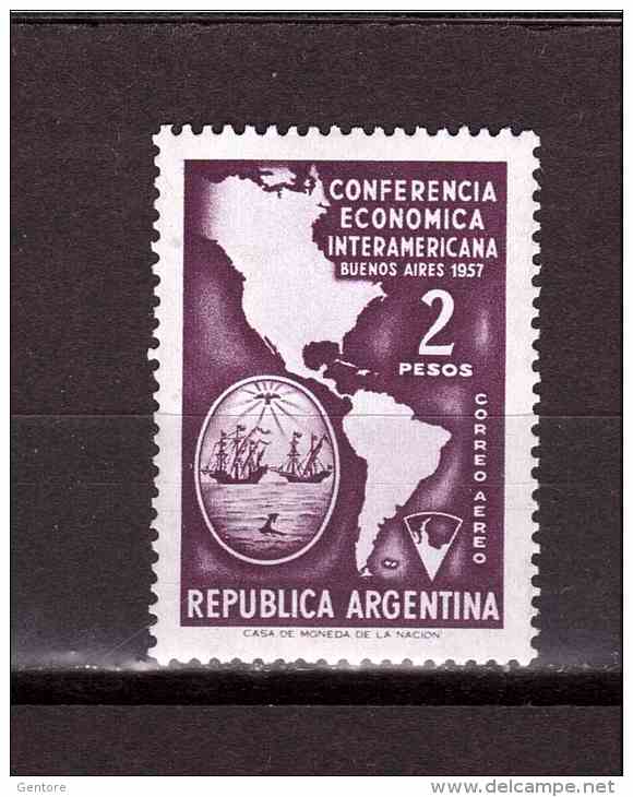 ARGENTINA 1957 Interamerican Conference Yvert Cat. N° Air 46 MINT NEVER HINGED - Neufs