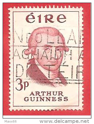 IRLANDA - EIRE - USATO - 1959 - Arthur Guinness - 3 Penny - Michel IE 142 - Used Stamps