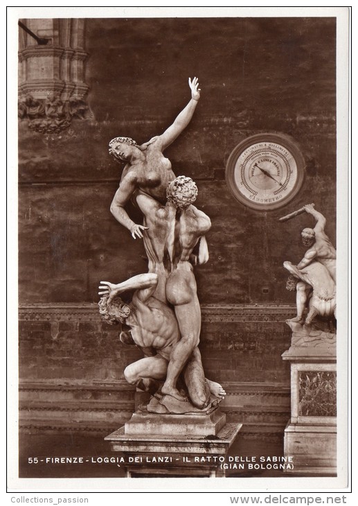 CP, FIRENZE, LOGGIO DEI LANZI - IL RATTO DELLE SABINE (GIAN BOLOGNA), Vierge - Sculptures