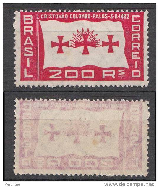 Brazil Brasilien Mi# 390 ** MNH COLUMBUS 1933 - Unused Stamps