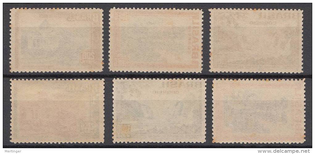 Brazil Brasilien Mi# 473-78 ** MNH Turistica 1937 - Unused Stamps