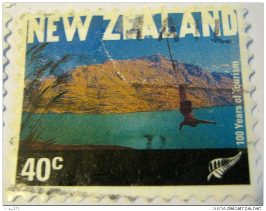 New Zealand 2001 100 Years Of Tourism 40c - Used - Gebraucht