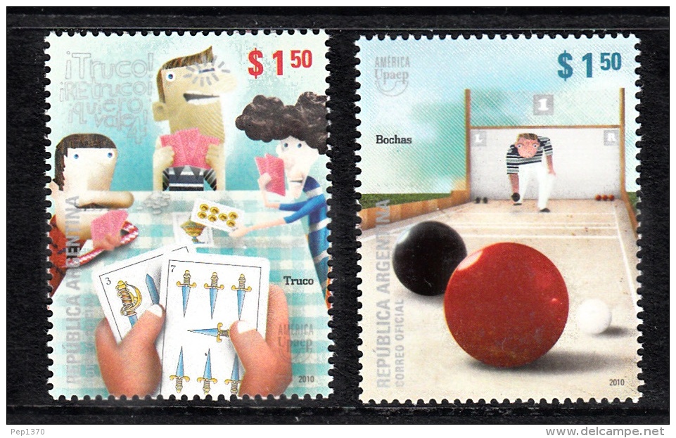 ARGENTINA 2010 - AMERICA UPAEP - JUEGOS INFANTILES - Unused Stamps