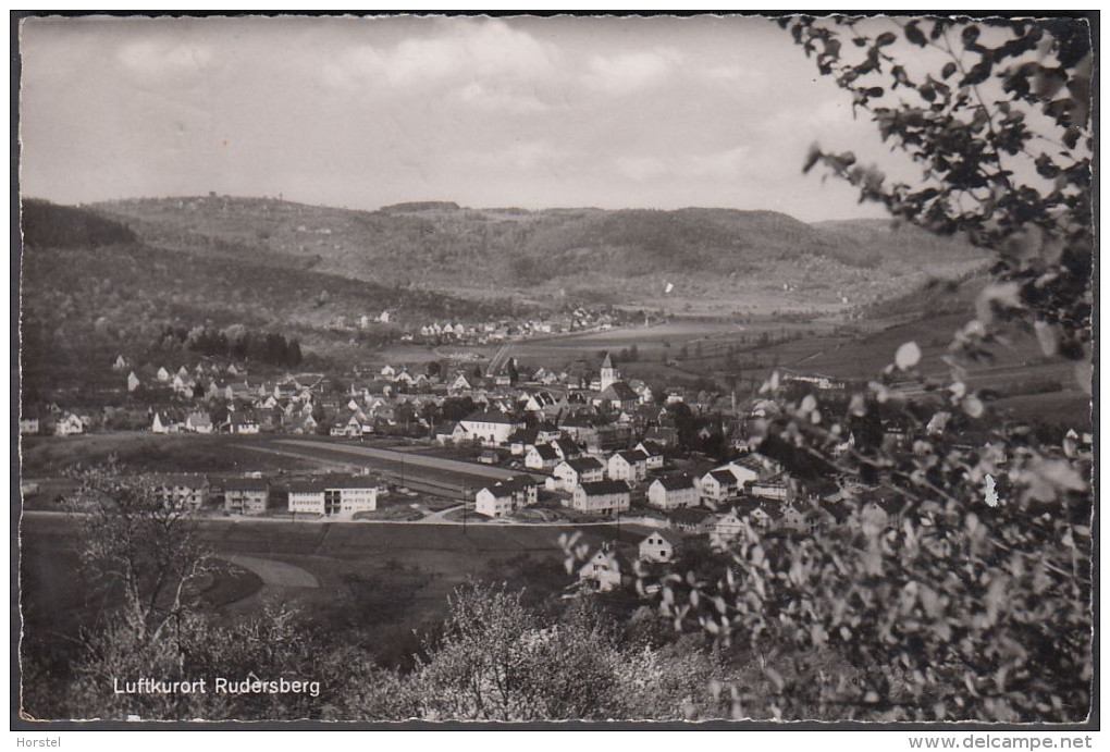 D-73635 Rudersberg - Ortsansicht - Kirche - Backnang