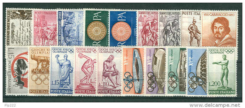 Italia Repubblica 1960 Annata Completa/Complete Year MNH/** - Années Complètes