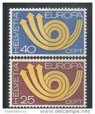 1973 - Svizzera 924/25 Europa ---- - Nuovi