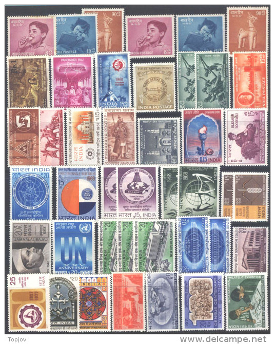 INDIA -: DEFINITIVES LOT - **MNH - Neufs