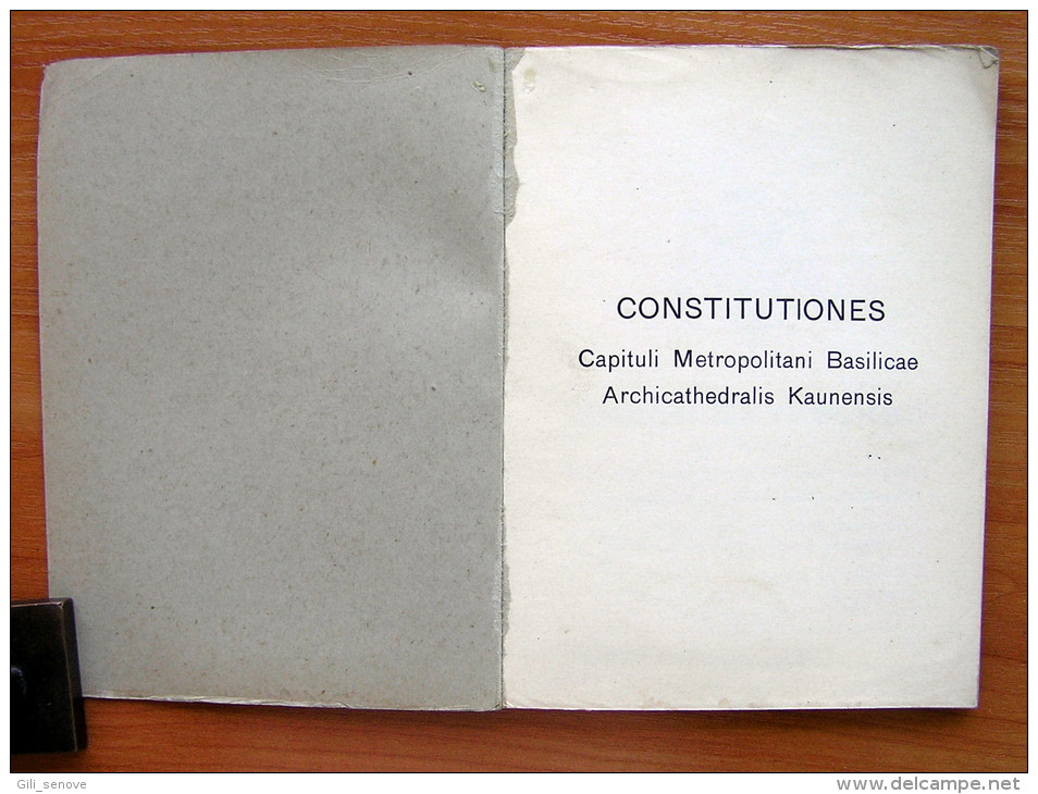 Lithuanian Book /Constitutiones 1939 - Old Books