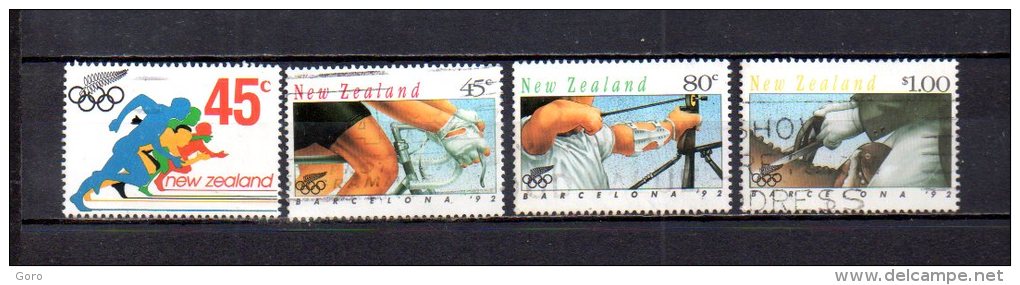 Nueva  Zelanda   1992  .-   Y&T Nº   1163 - 1164/1166 - Gebraucht