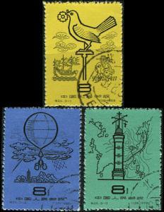 1958 CHINA S24K Meteorological Work CTO SET - Used Stamps