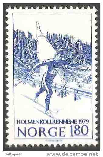 Norway Norge Norwegen 1979 Mi 792 YT 748 ** Cross-country Skiing At Holmenkollen (1976) / Skilanglauf - Skisport