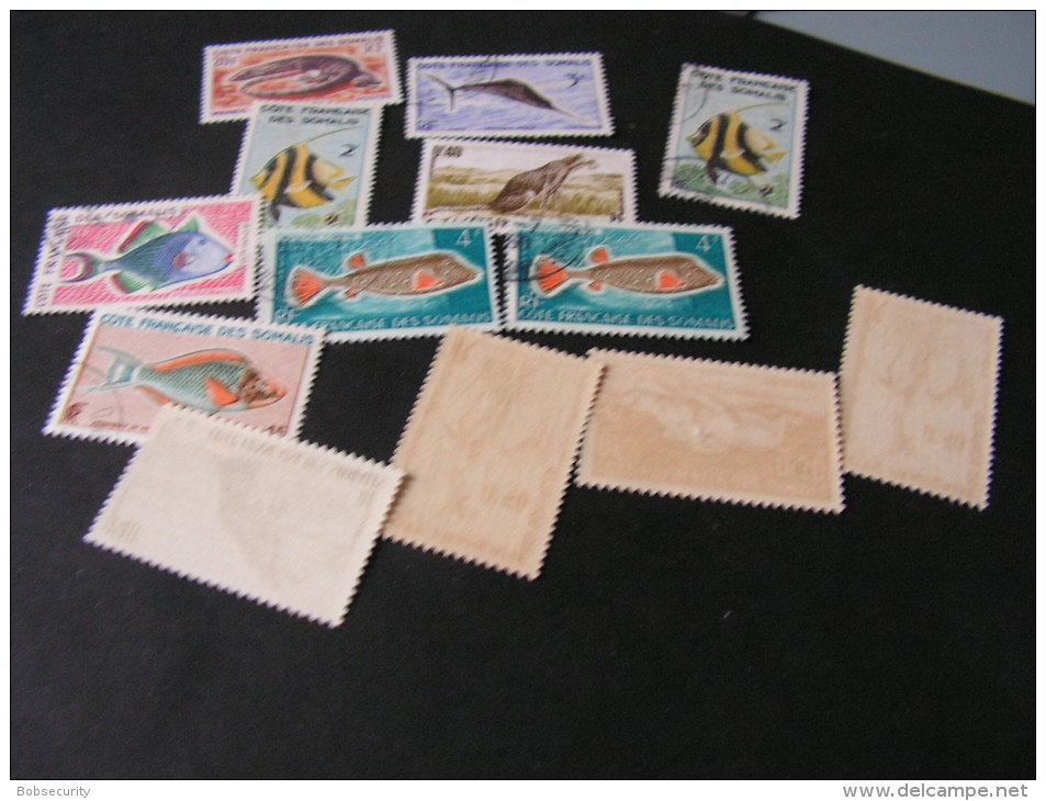 == Afrika Lot  Somalia French ,,, Fische + Fauna  Lot - Somalia (1960-...)