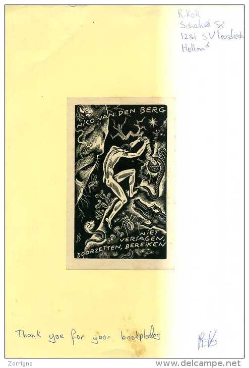 Ex Libris Nico Van Den Berg - Exlibris