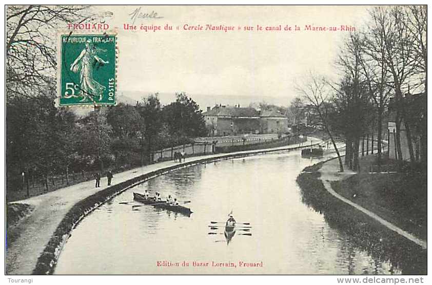 Août13 660 : Frouard  -  Cercle Nautique  -  Canal De La Marne-au-Rhin - Frouard