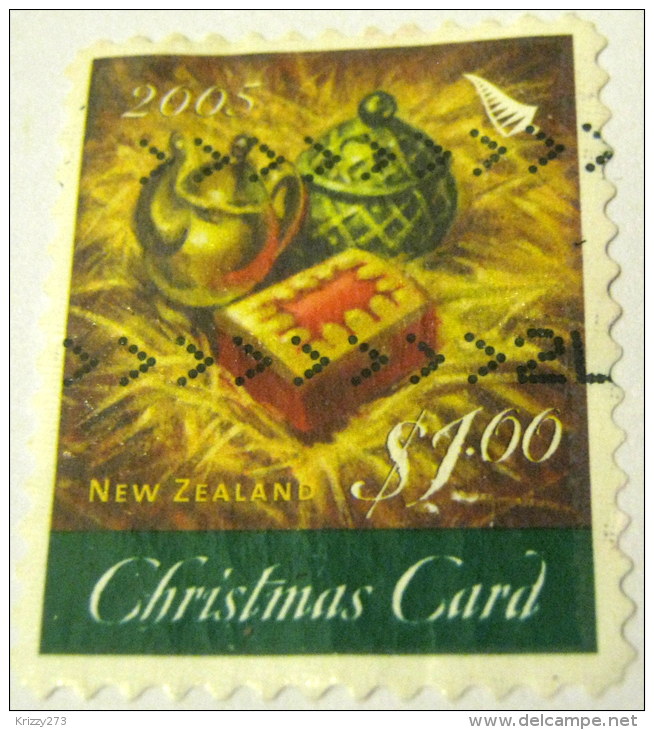 New Zealand 2005 Christmas Card $1.00 - Used - Oblitérés