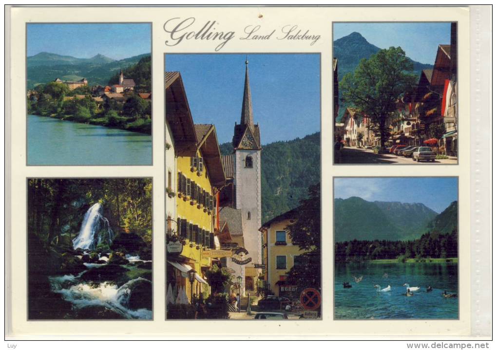 GOLLING   Im  Salzburger Land, Mehrbildkarte - Golling