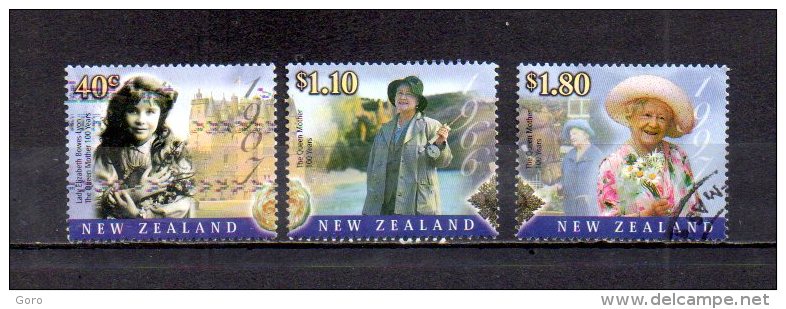 Nueva  Zelanda   2000  .-   Y&T Nº   1783/1785 - Used Stamps