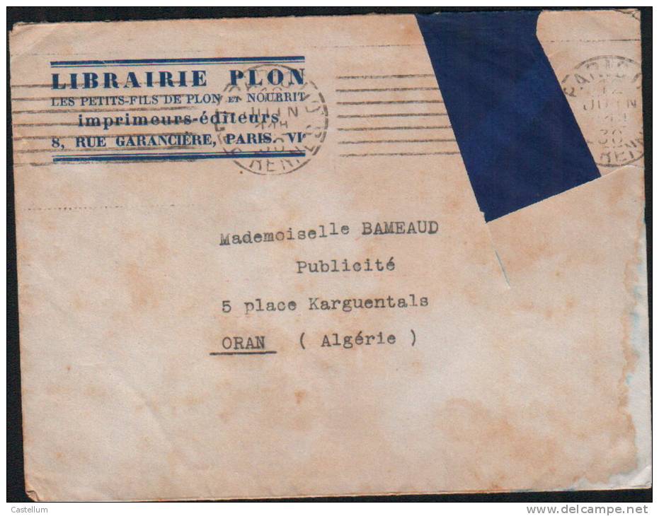 Ancienne Correspondance ( LIBRAIRIE PLON-IMPRIMEURS-EDITEURS - Unclassified