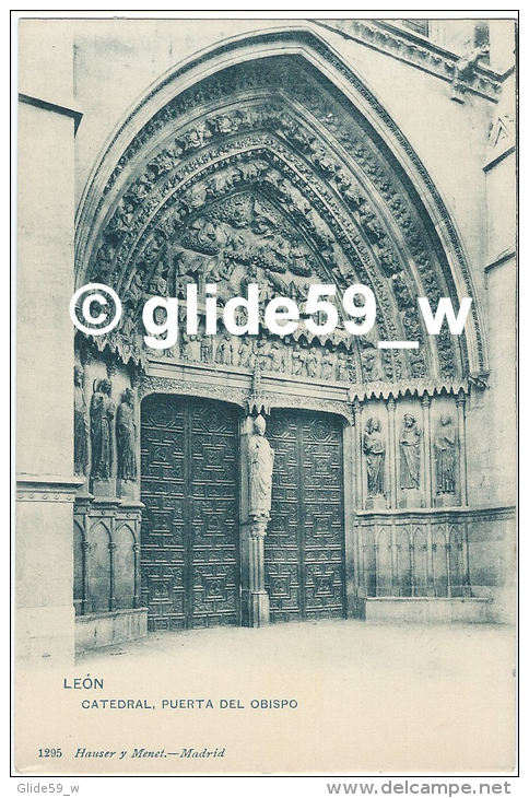 LEON - Catedral - Puerta Del Obispo - N° 1295 - León