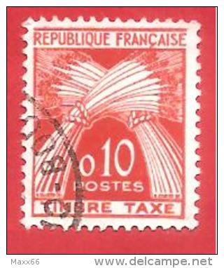 FRANCIA - FRANCE - USATO - 1960 - SEGNATASSE - Tax Stamp, Type Sheaf - 0,10 &#8355; - Michel FR P94 - 1960-.... Used