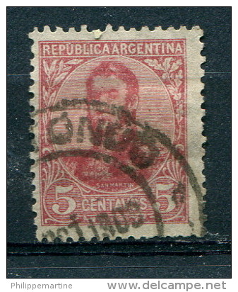 Argentine 1908-09 - YT 137 (o) - Oblitérés