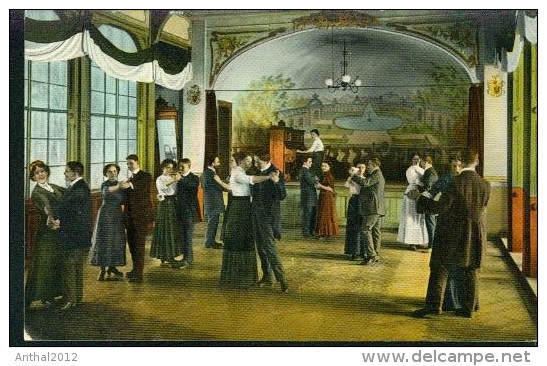 Motiv Tanz Danse Dance Ballsaal Ballroom Klavier Piano Um 1910 - Tanz