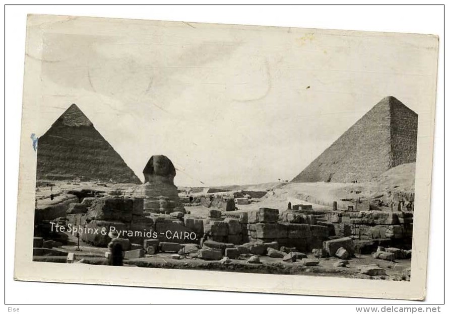 EGYPTE CAIRO  Tte SPHINX & PYRAMIDS - Pyramides