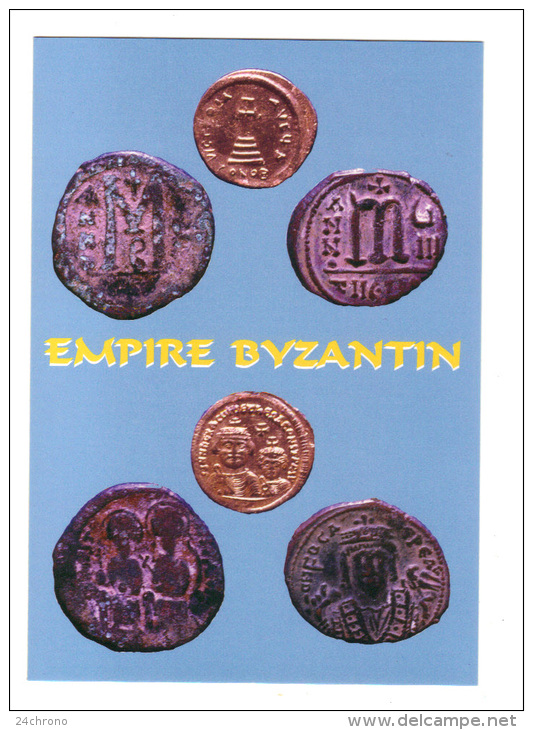 Monnaies: Empire Byzantin, Poeme De Jean Sarramea (13-2566) - Monnaies (représentations)