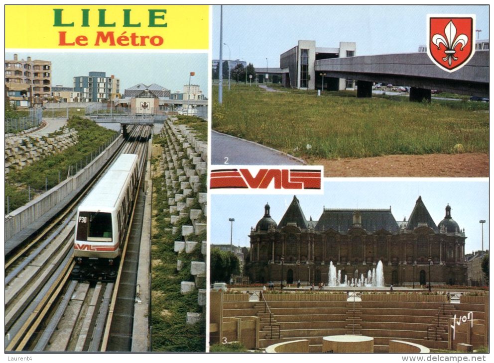 (700M) France Lille Metro - Subway