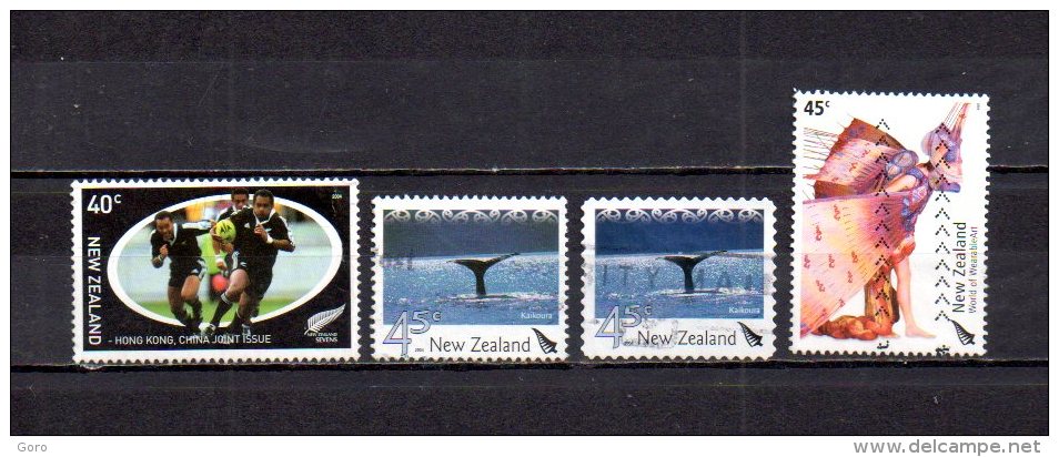 Nueva  Zelanda    2004  .-    Y&T Nº   2063 - 2072 - 2074 - 2082 - Oblitérés