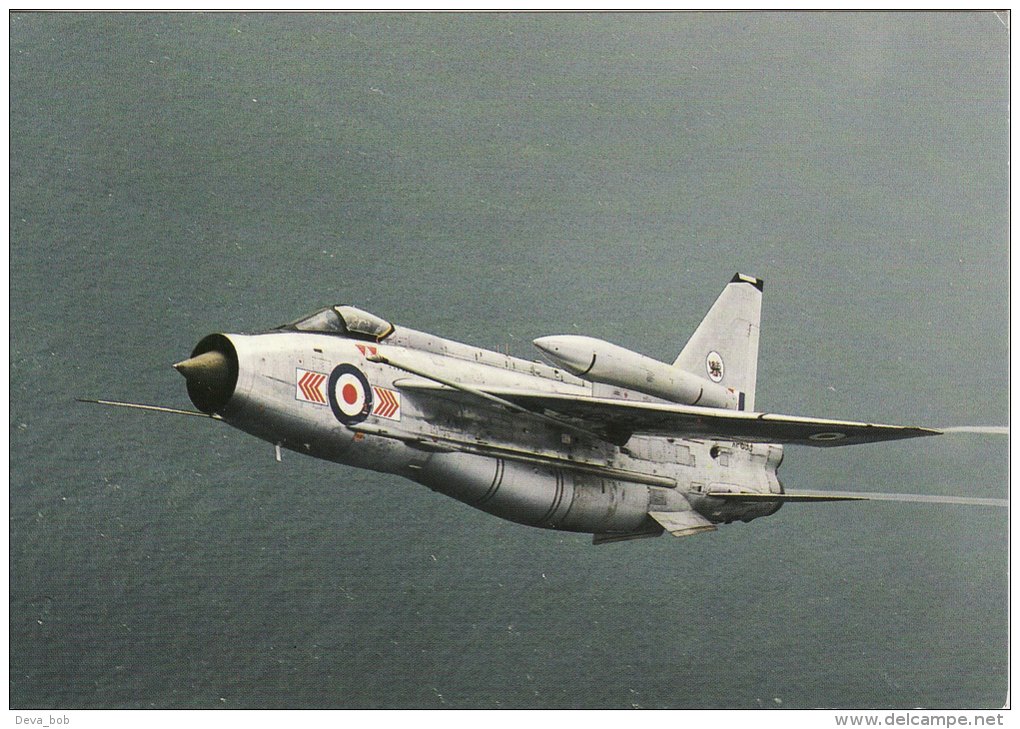 Aircraft Postcard RAF Lighting F6 65 Squadron Jet Fighter - 1946-....: Moderne