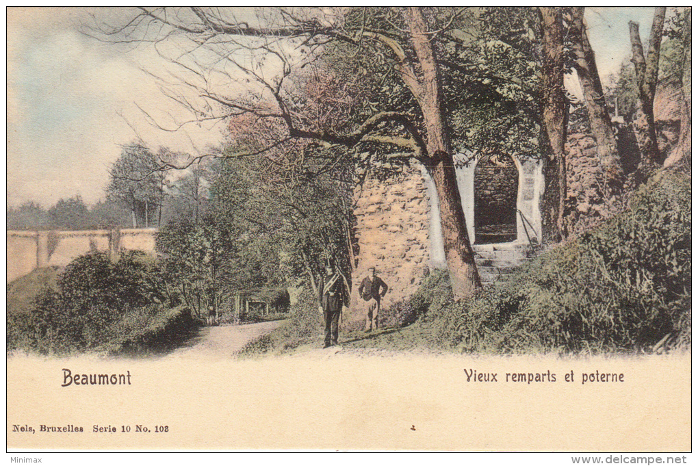 Beaumont - Vieux Remparts Et Poterne, Nels Série 10 Couleur , N° 108 - Beaumont