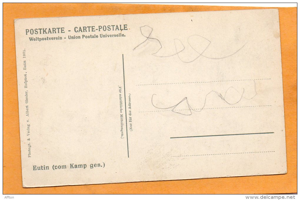 Eutin 1905 Postcard - Eutin