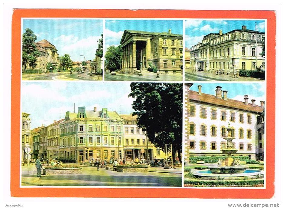 C2923 Meiningen - August Babel Strasse - Landestheater - Platz Der Republik / Non Viaggiata - Meiningen