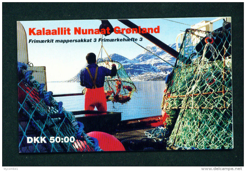 GREENLAND - 1993 Fishing  4 X 0.25kr, 4 X 1kr, 2 X 4kr And 2 X 7.27kr  Complete Booklet As Scans - Libretti