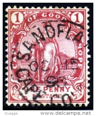 Cape Of Good Hope 1896. SANDFLATS Postmark Cancel. SACC 54. - Kap Der Guten Hoffnung (1853-1904)
