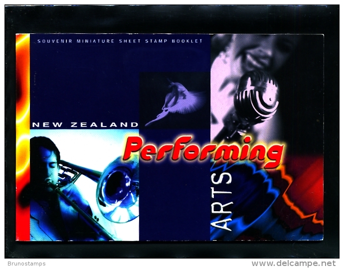 NEW ZEALAND - 1998  PERFORMING  ARTS  PRESTIGE  BOOKLET  MINT NH - Markenheftchen