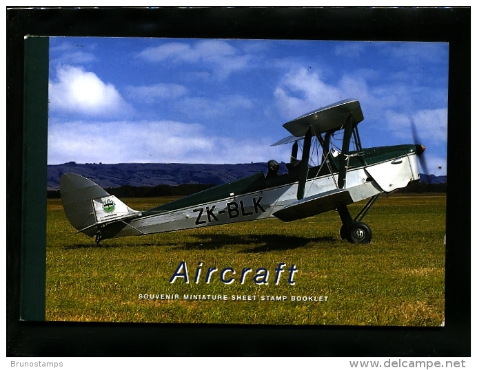 NEW ZEALAND - 2001  AIRCRAFT  PRESTIGE  BOOKLET  MINT NH - Booklets