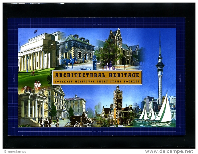 NEW ZEALAND - 2002  ARCHITECTURAL  HERITAGE  PRESTIGE  BOOKLET  MINT NH - Booklets