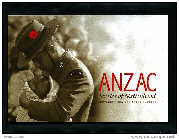 NEW ZEALAND - 2008  ANZAC  I  PRESTIGE  BOOKLET  MINT NH - Booklets