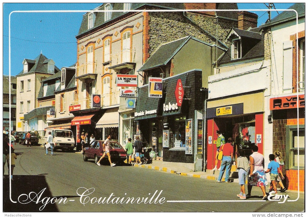 Agon-Coutainville (50) La Rue Amiral Tourville - Other & Unclassified