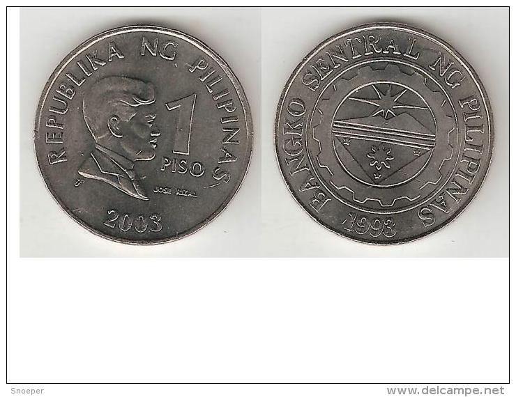 Philippines 1 Piso 2003 Km 269 - Philippinen