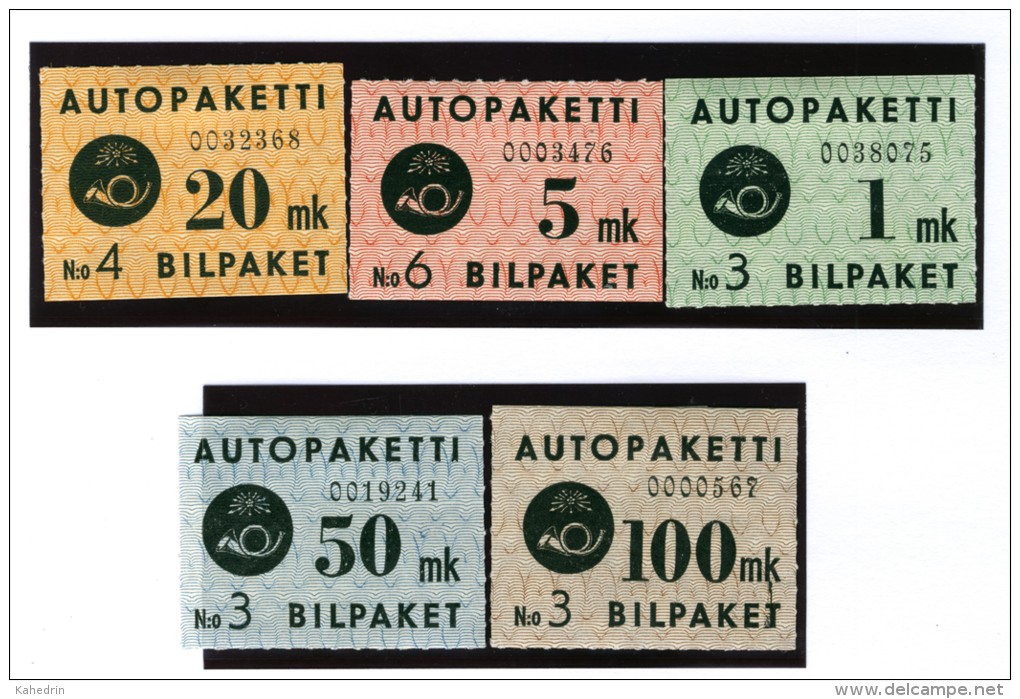 Suomi / Finland 1949, Autobus - Autopaketti - Parcels *, MLH - Neufs