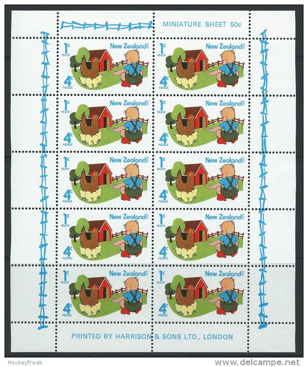 New Zealand 1975 - Health Miniature Sheet - MS1082 MNH Cat £11 SG2015 - Nuevos