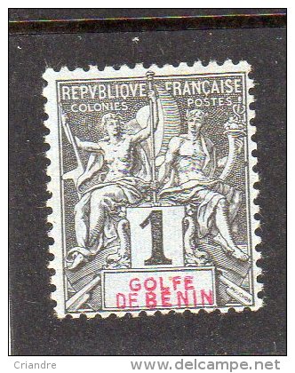 Bénin:année 1893 N°20 - Ongebruikt