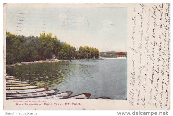 Minnesota Saint Paul Boat Landing At Como Park - St Paul