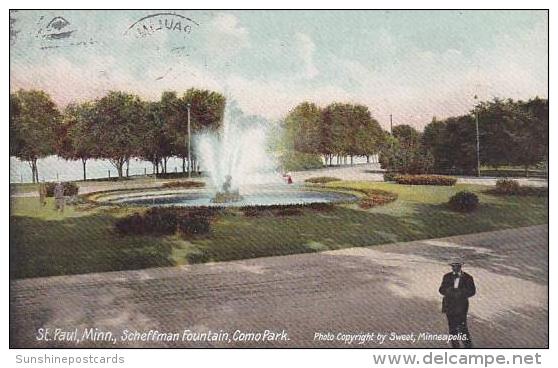 Minnesota Saint Paul Scheffman Fountain Como Park - St Paul